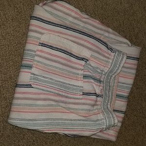 Wide leg linen pants